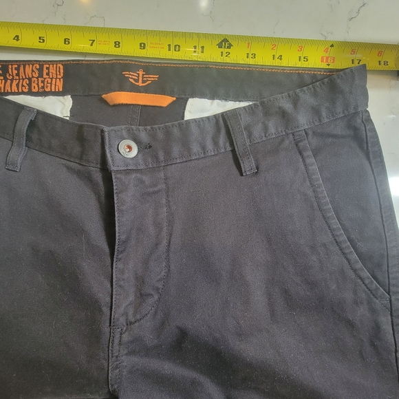 Dockers black classic slim Tapared alpha collection size 34W x 29L pants - Picture 8 of 12